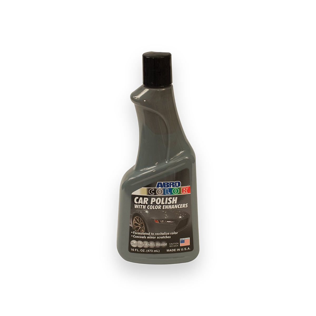 ABRO Color Car Polish with Color Enhancers - Silver (473ml)