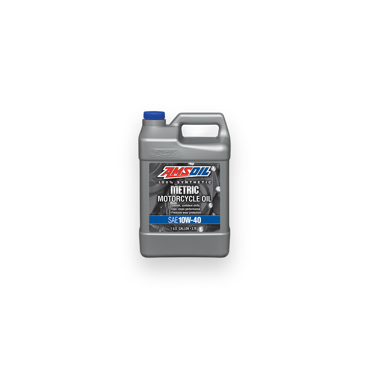 Amsoil 100% Synthetic Metric Motorcycle Oil SAE 10W-40 (946ml)