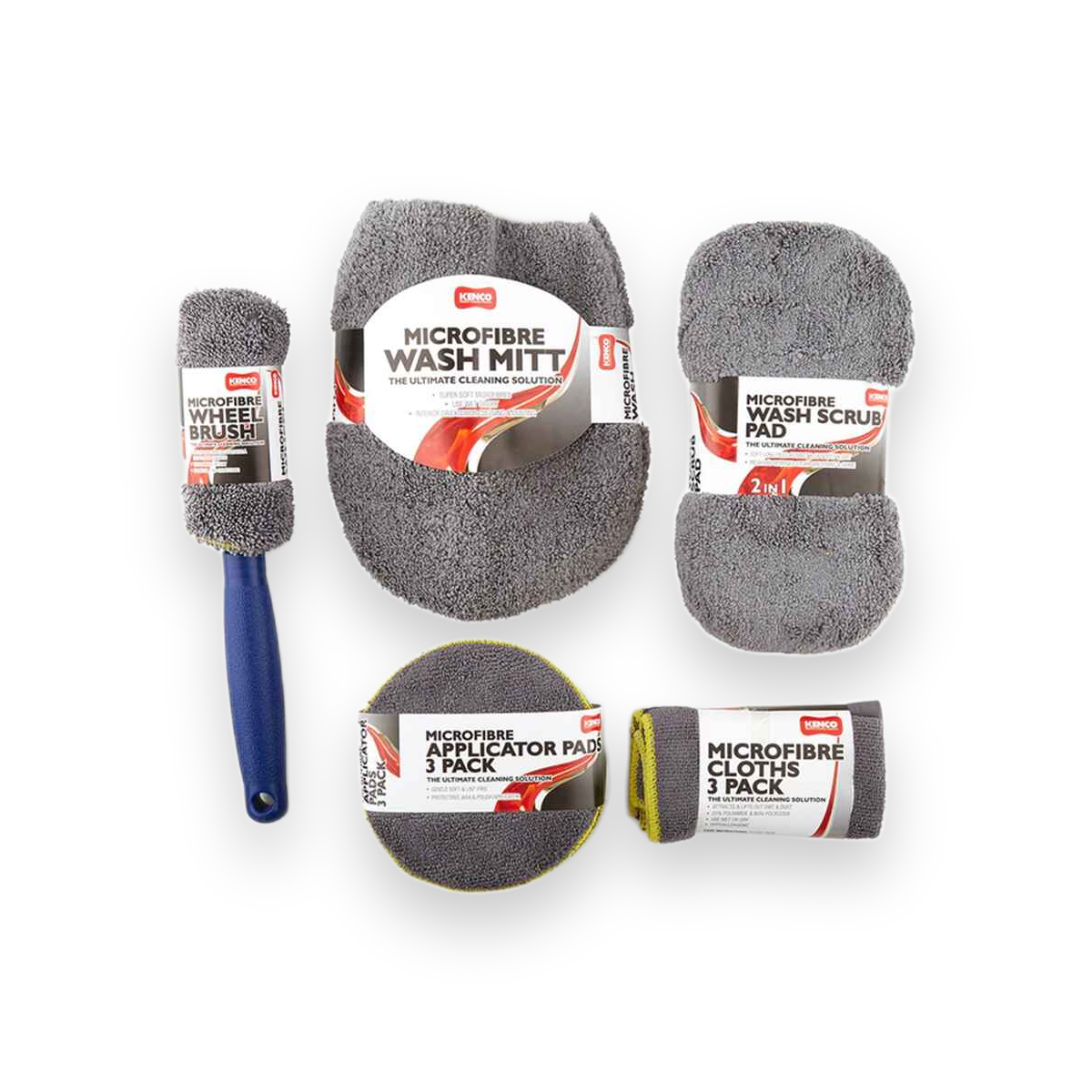 Kenco 9 Piece Microfibre Cleaning Kit