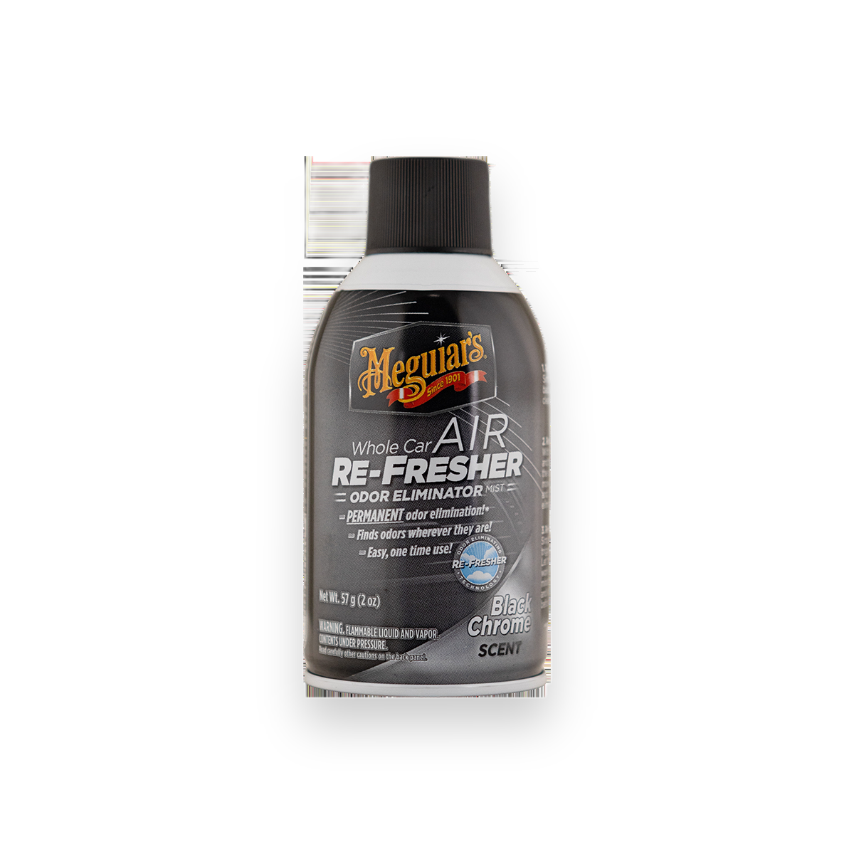 Meguiar's Air Re-Fresher Odor Fighting Spray - Black Chrome Scent (237ml)