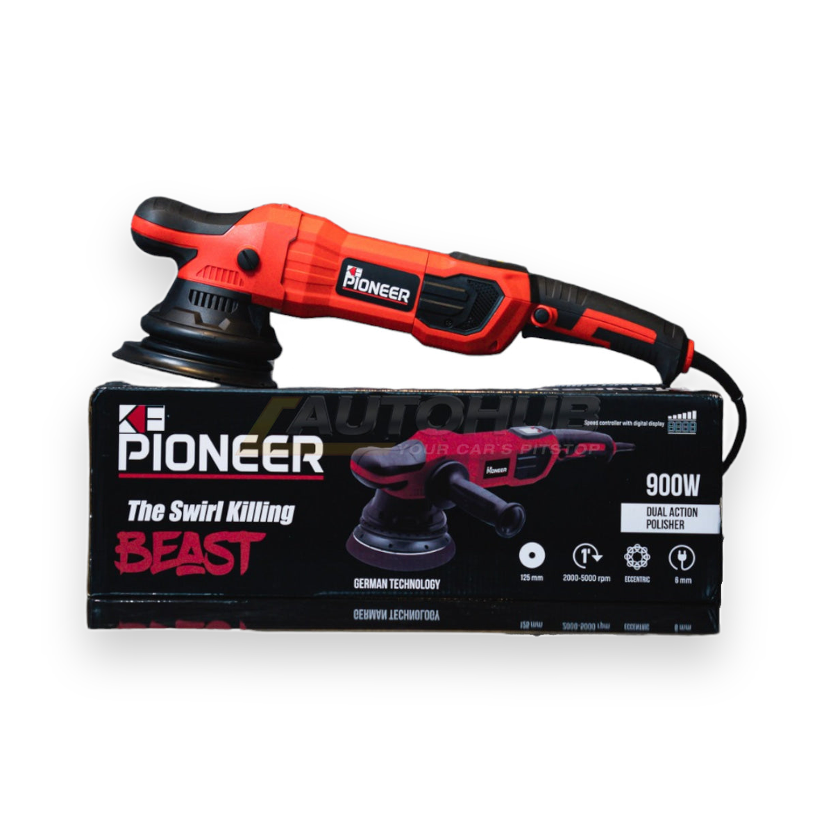 Pioneer Dual Action Polisher Professional Cordless [W/ 2 Batteries}