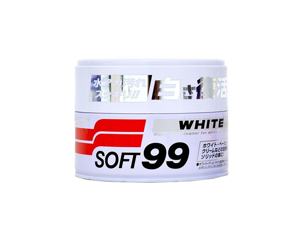 Soft99 White Wax with Cleaner - 350g