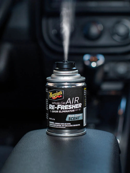 Meguiar's Whole Car Air Re-Fresher Mist - Black Chrome (57g)