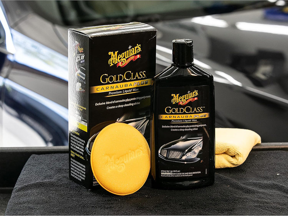 Meguiar's Gold Class Carnauba Plus - Premium Liquid Wax with Applicator