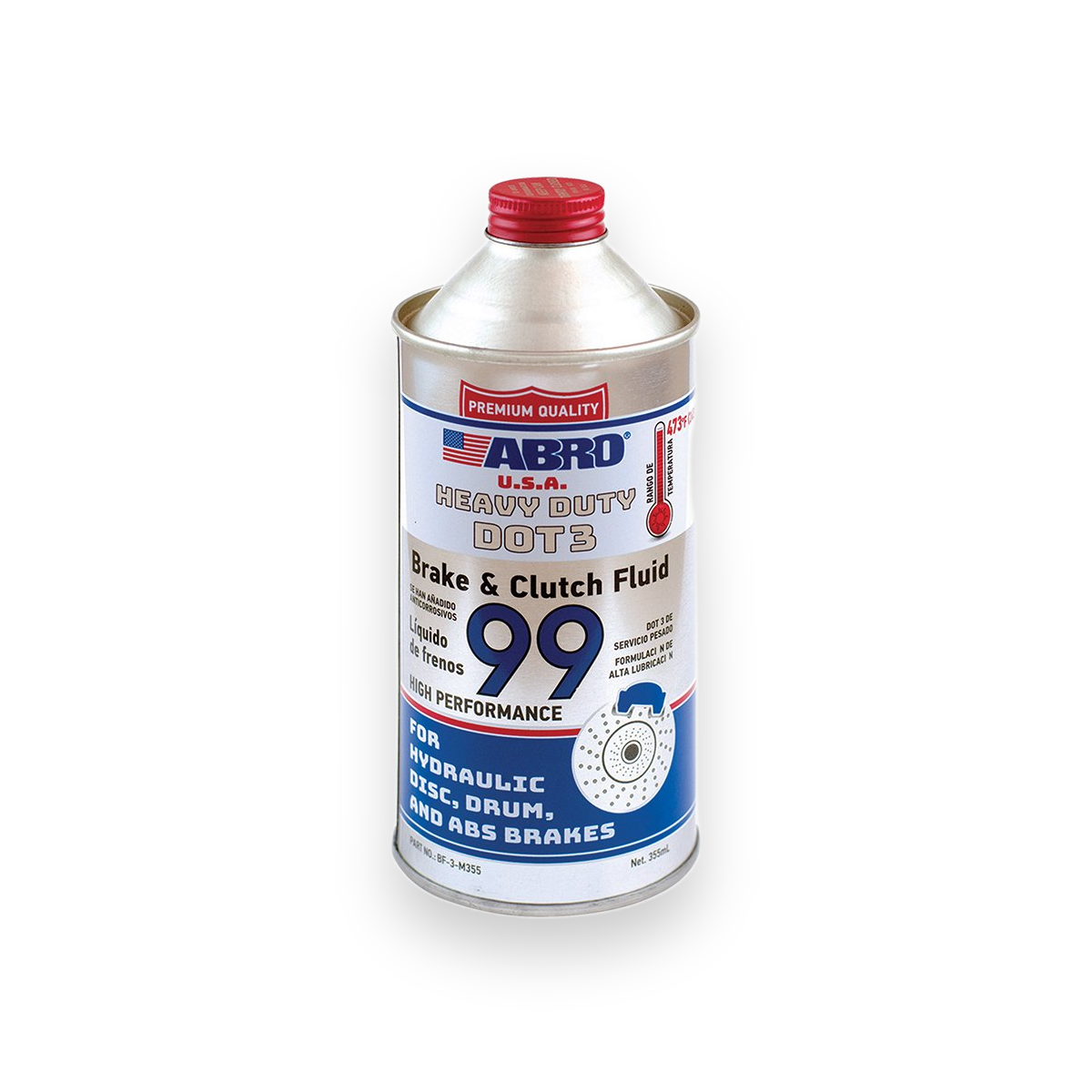 ABRO Heavy Duty Dot-3 Brake Fluid BF-99-P16-A (485ml)