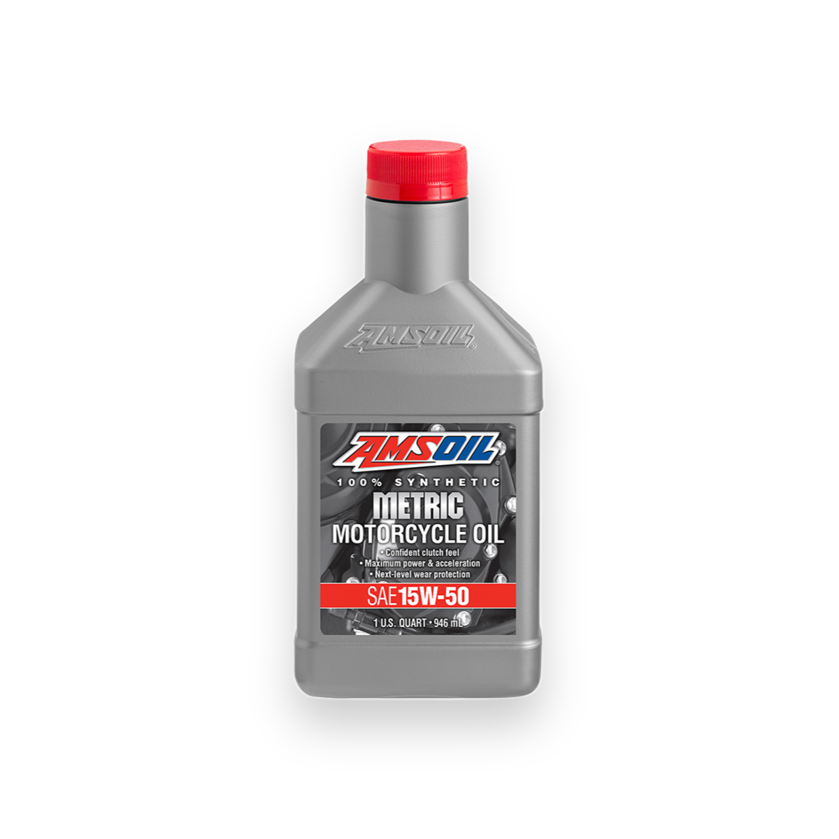 Amsoil 100% Synthetic Metric Motorcycle Oil SAE 15W-50 (946ml)