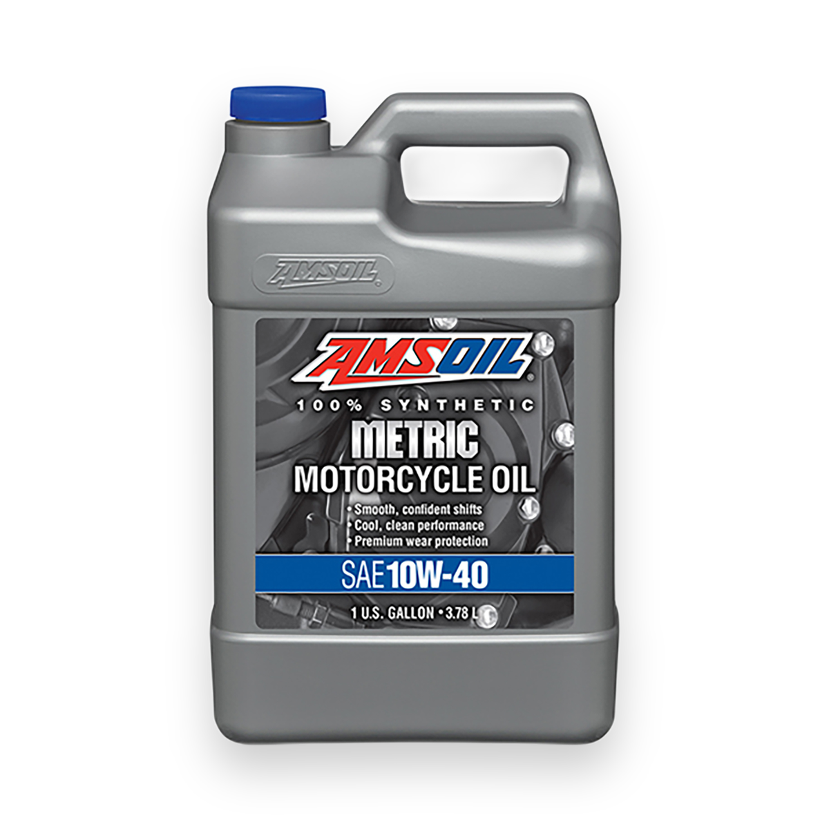 Amsoil 100% Synthetic SAE 10W-40 4T Performance Motorcycle Oil (946ml)