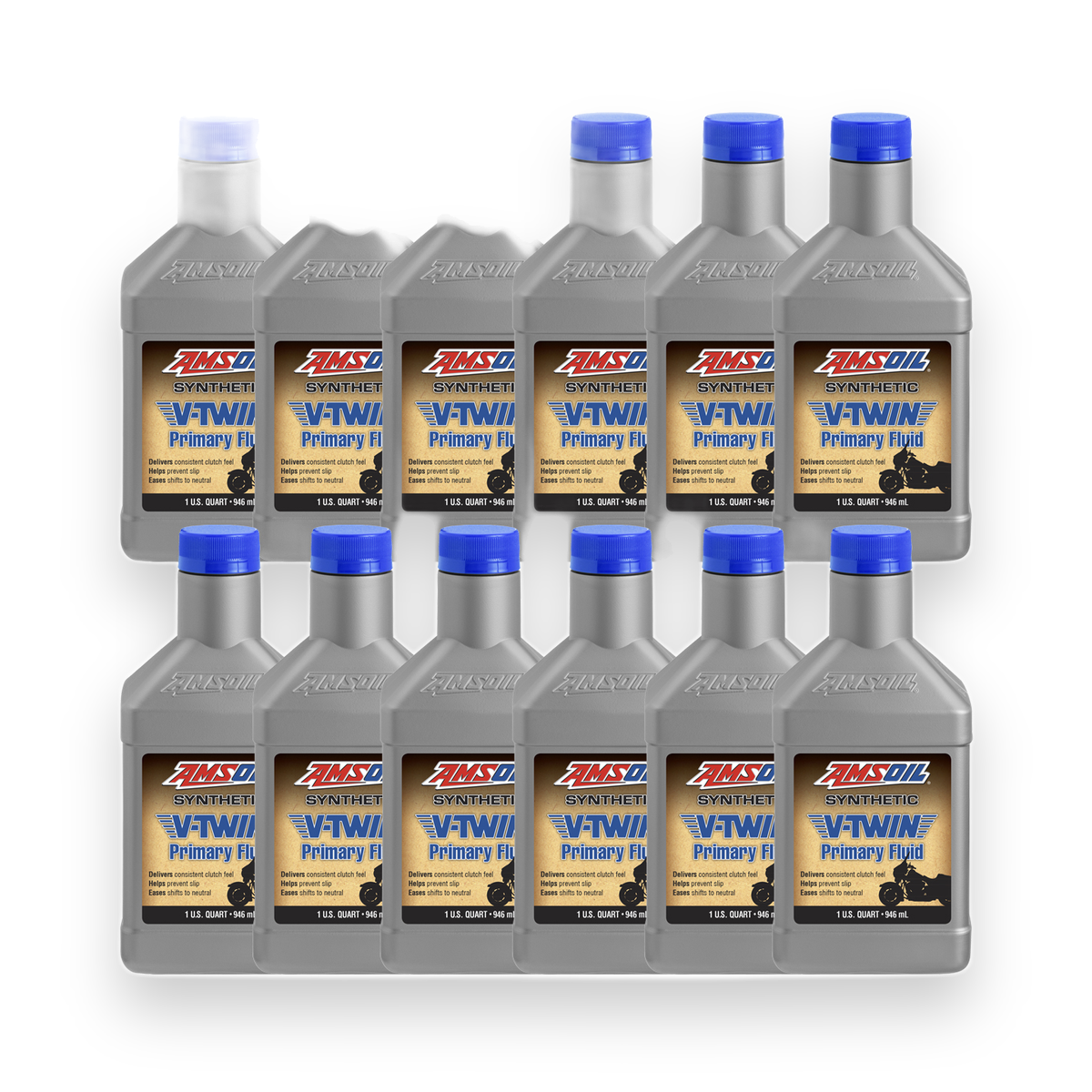 Amsoil Synthetic V-Twin Primary Fluid (946ml)
