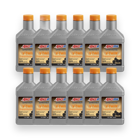 Amsoil Synthetic V-Twin Transmission Fluid (946ml)