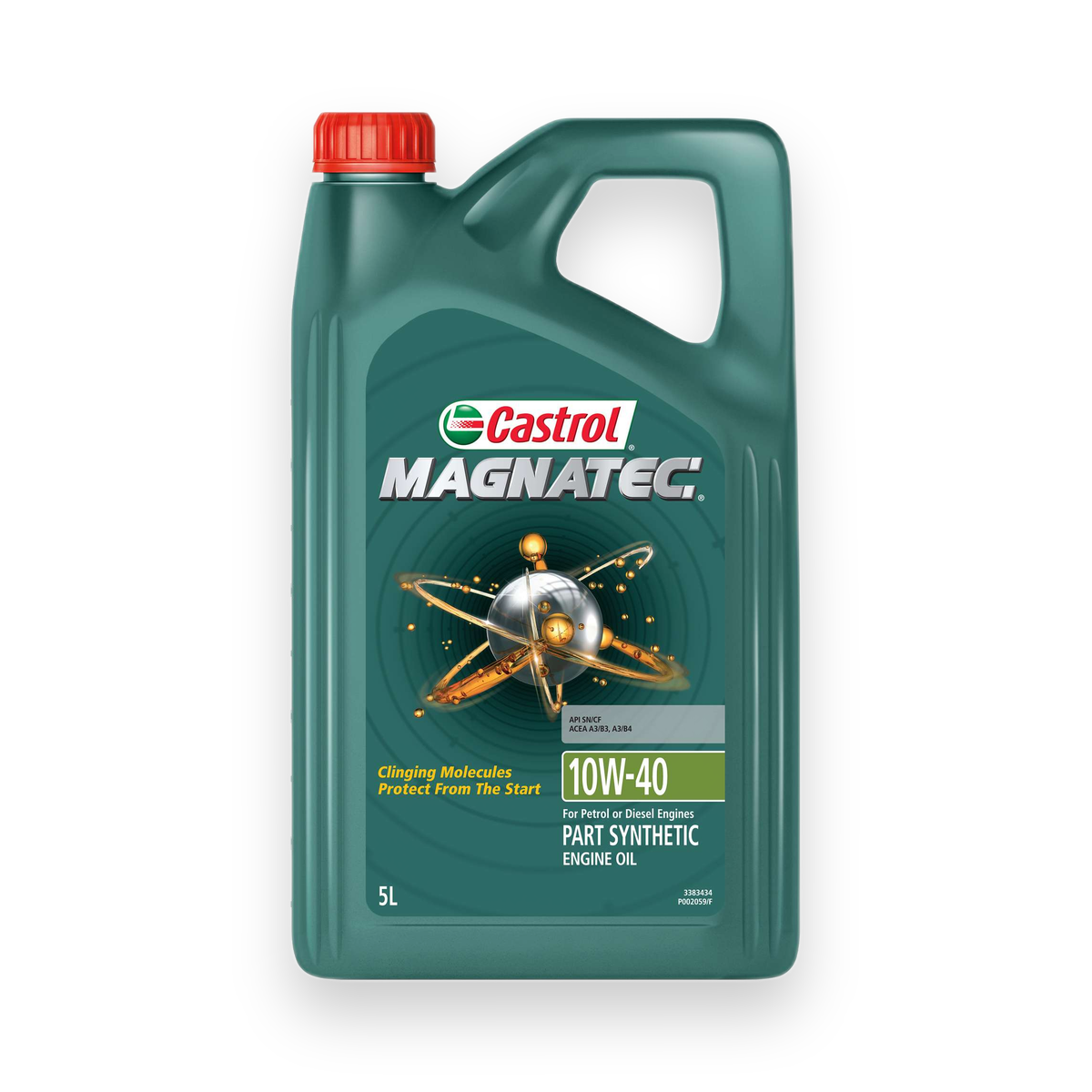 Castrol Magnatec 10W - 40 Synthetic for Petrol & Diesel Engines (3l)