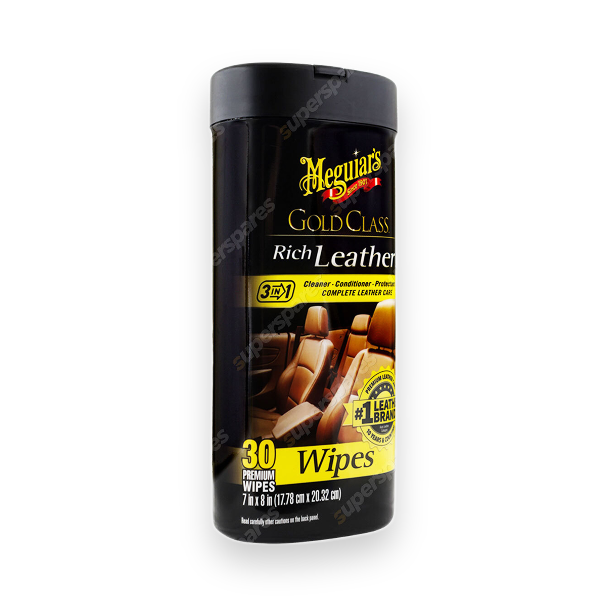 Meguiar's Gold Class Rich Leather 3-in-1 Wipes (30 pcs)