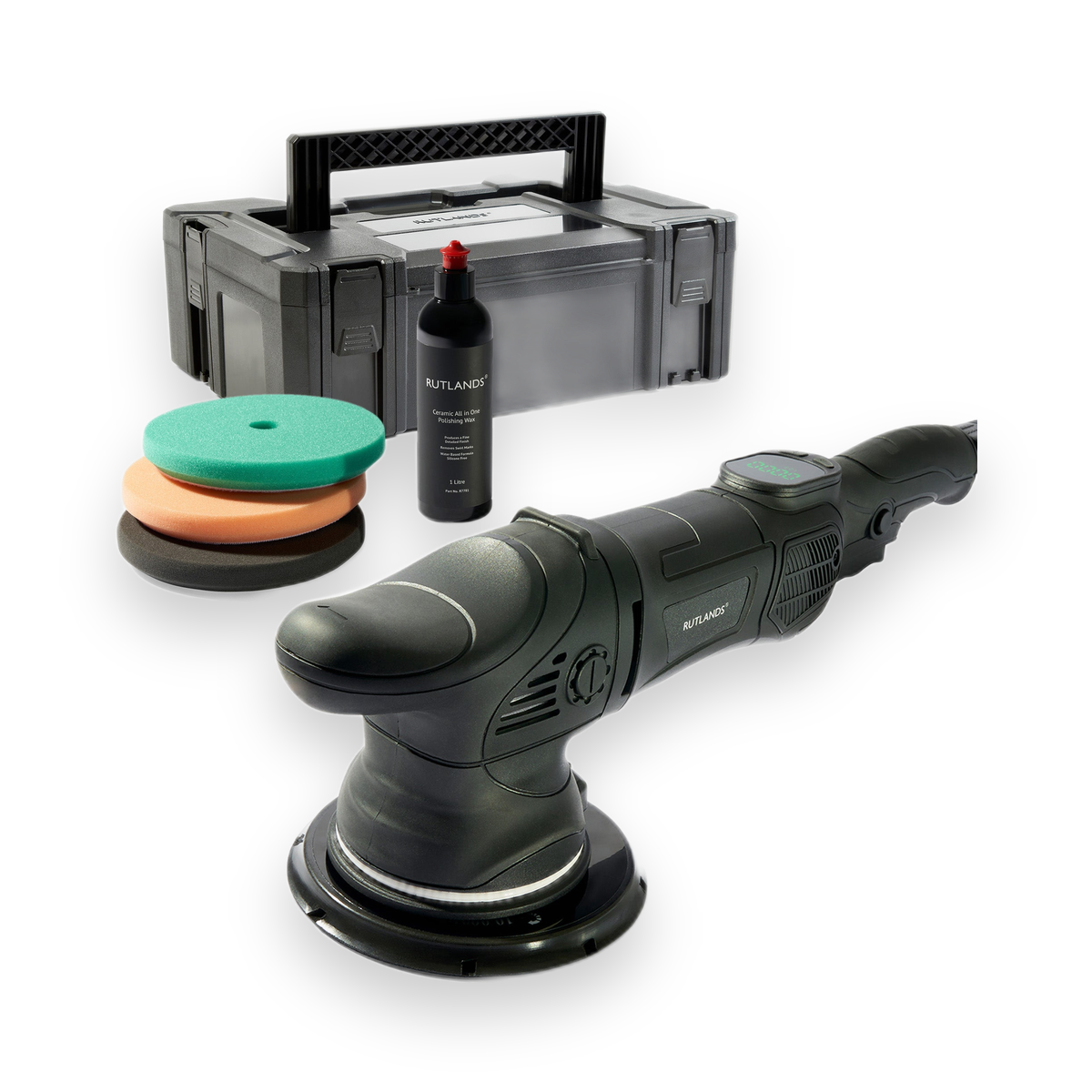 Pioneer 1200W Premium Brushless Dual Action AC Random Orbital Polisher