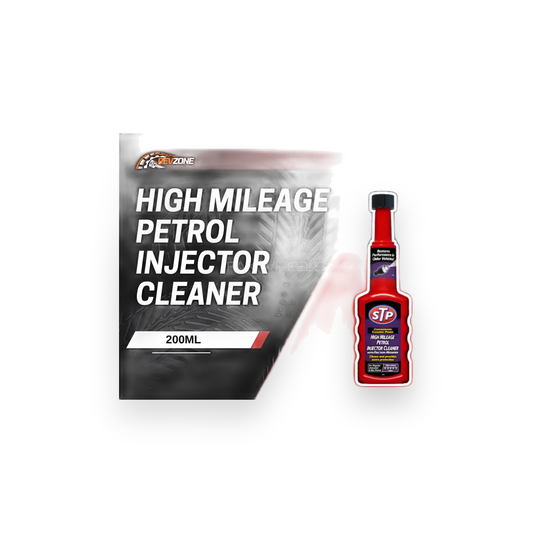 STP High Mileage Petrol Injector Cleaner with Friction Modifier (200ml)