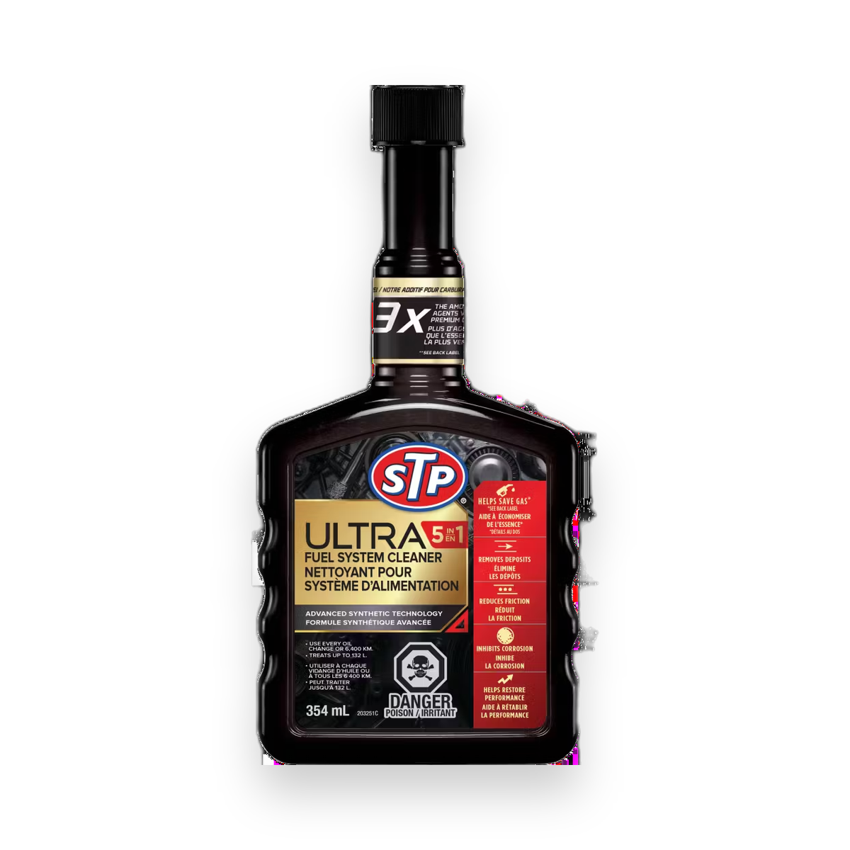 STP Race Bred Ultra 5-in-1 Petrol System Cleaner (400ml)