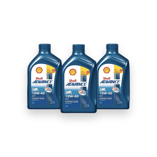 Shell Advance 4T AX7 10w-30 API SM/JASO MA2 FUEL SAVE