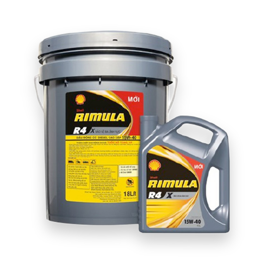 Shell Rimula R4X 15w-40 Diesel Engine oil API CI-4