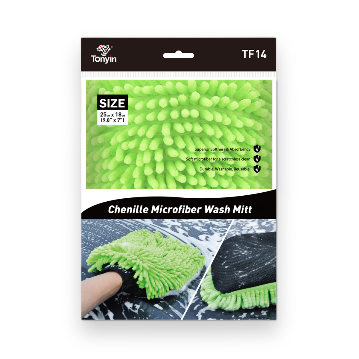 Tonyin Premium Microfibre Applicator [2-Pack]