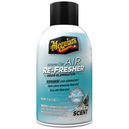 Meguiar's Whole Car Air Re-fresher Odor Eliminator Mist - New Car (57g)