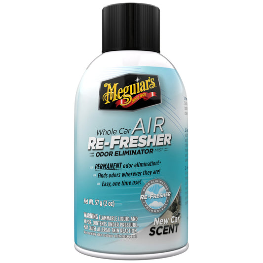 Meguiar's Whole Car Air Re-fresher Odor Eliminator Mist - New Car (57g)
