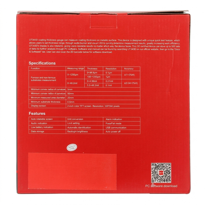 UNI-T UT 343D Coating Thickness Gauge