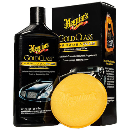 Meguiar's Gold Class Carnauba Plus - Premium Liquid Wax with Applicator