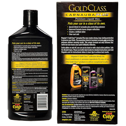Meguiar's Gold Class Carnauba Plus - Premium Liquid Wax with Applicator