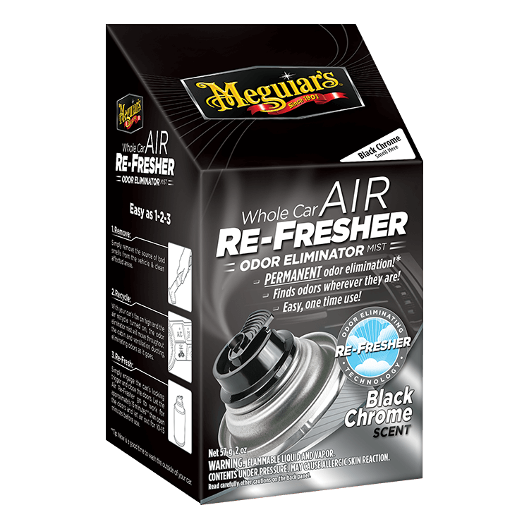 Meguiar's Whole Car Air Re-Fresher Mist - Black Chrome (57g)