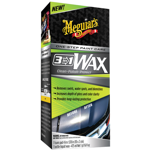 Meguiar's 3-in-1 Wax with Foam Pad